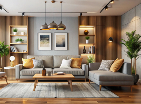 Custom furniture design and decor selection