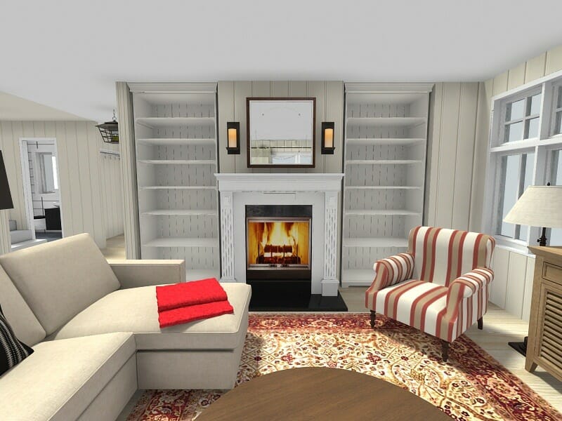 Living-Room-Ideas-Fireplace-Built-in-Bookcase